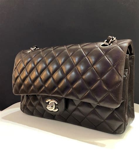 chanel quilted lambskin classic double flap handbag|original Chanel classic flap bag.